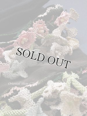 画像6: キュタフヤ・タウシャンル｜アンティークイーネオヤスカーフ｜シルク糸｜水仙