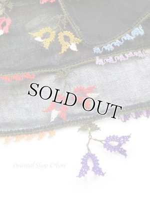 画像11: キュタフヤ・タウシャンル｜アンティークイーネオヤスカーフ｜シルク糸｜ラーレ