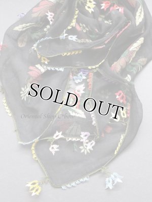 画像9: キュタフヤ・タウシャンル｜アンティークイーネオヤスカーフ｜シルク糸｜ラーレ