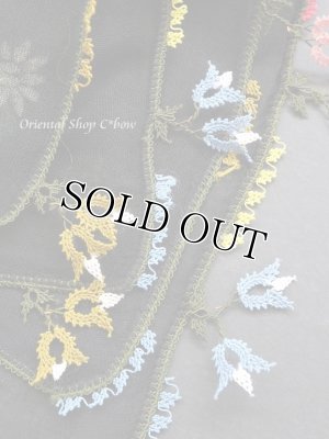 画像10: キュタフヤ・タウシャンル｜アンティークイーネオヤスカーフ｜シルク糸｜ラーレ