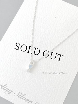 画像3: スターリングシルバー・ナザルネックレス：魚ナザルボンジュウ｜水色