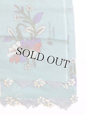 画像4: 東アナトリア・エラズー｜アンティークオヤスカーフ｜シルク糸イーネオヤ｜トケイソウ