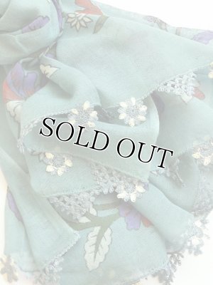 画像2: 東アナトリア・エラズー｜アンティークオヤスカーフ｜シルク糸イーネオヤ｜トケイソウ