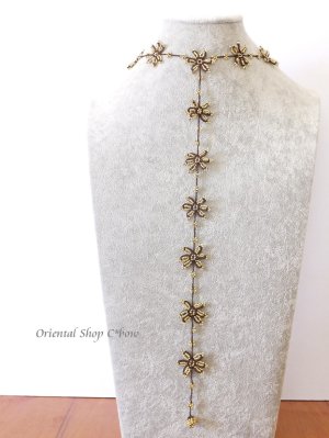 画像7: 日本発送★スリーパターンのアレンジ☆カッパドキア☆ボンジュックオヤネックレス｜Y字・ロング星ネックレス｜エンジ・アンティークモーヴ