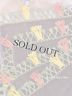 画像6: バルッケシル：大判トゥーオヤスカーフ｜ダークブラウン｜素晴らしいチューリップ 