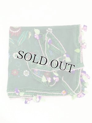 画像3: ナウルハン｜アンティークイーネオヤスカーフ｜シルク糸｜スミレ｜珍しいです