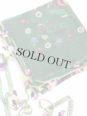 画像6: ナウルハン｜アンティークイーネオヤスカーフ｜シルク糸｜スミレ｜珍しいです