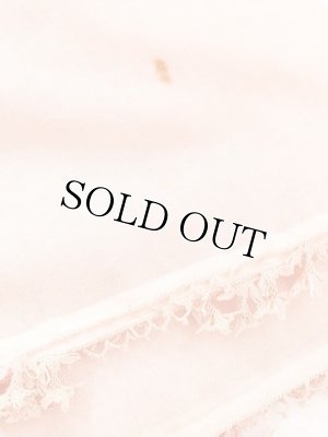 画像9: オデミシュ｜アンティークオヤスカーフ｜シルク糸イーネオヤ｜無地ピーチピンク