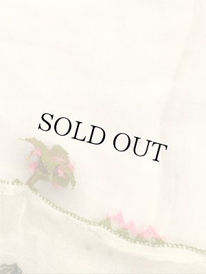 画像10: 日本発送★イズミット｜アンティークオヤスカーフ｜イーネオヤ｜２段：ピンク×モスグリーン