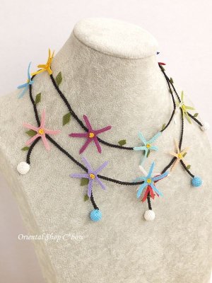画像7: 日本発送★シルクイーネオヤネックレス｜ヒトデ｜花火