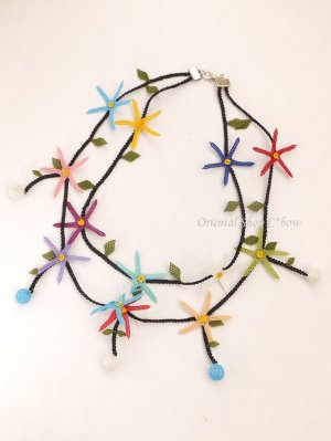 画像4: 日本発送★シルクイーネオヤネックレス｜ヒトデ｜花火