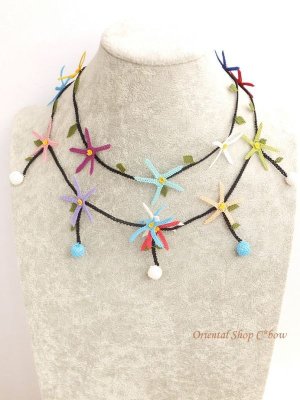 画像3: 日本発送★シルクイーネオヤネックレス｜ヒトデ｜花火