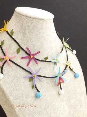 画像6: 日本発送★シルクイーネオヤネックレス｜ヒトデ｜花火