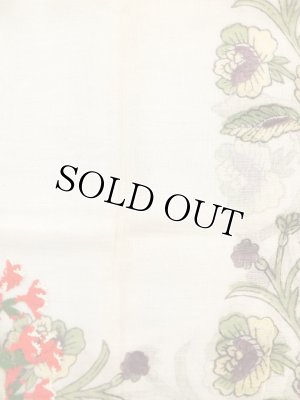 画像7: ブルサ｜木版アンティークオヤスカーフ・シルク糸イーネオヤ｜アッシュグレー