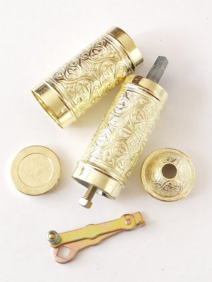 画像5: 特価★手回しコーヒーミル★トルコ製｜ストレート｜ゴールド