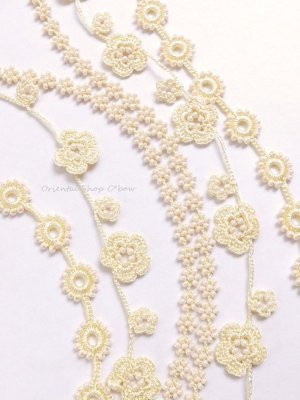 画像2: ★アレンジが楽しい★お花☆ボンジュックオヤ｜マルチコード｜３本セット｜クリーム