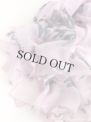 画像7: 東アナトリア・エラズー｜アンティークオヤスカーフ｜シルク糸イーネオヤ｜双子のアーモンド