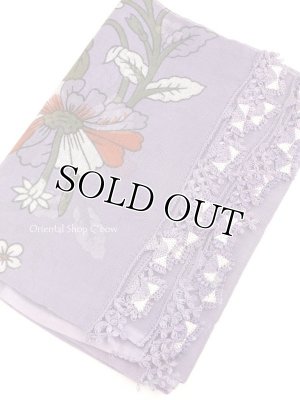 画像3: 東アナトリア・エラズー｜アンティークオヤスカーフ｜シルク糸イーネオヤ｜双子のアーモンド