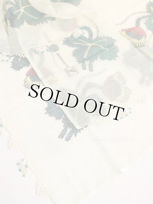 画像6: 東アナトリア・エラズー｜アンティークオヤスカーフ｜シルク糸イーネオヤ｜花