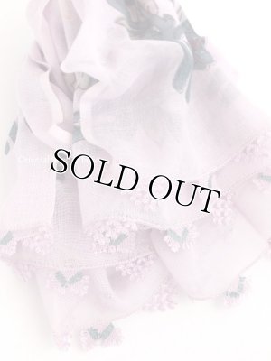 画像8: 東アナトリア・エラズー｜アンティークオヤスカーフ｜シルク糸イーネオヤ｜双子のアーモンド