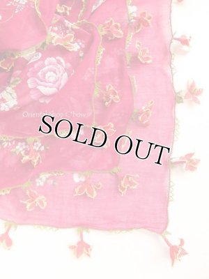 画像4: オデミシュ：イーネオヤスカーフ｜大きなお花｜マゼンタ