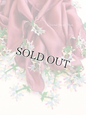 画像3: ブルサ：カラジャベイ｜アンティークオヤスカーフ｜シルクイーネオヤ：テラコッタ