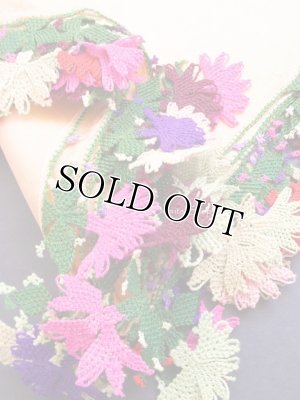 画像5: ブルサ：カラジャベイ｜アンティークオヤスカーフ｜シルクイーネオヤ：ペールオレンジ