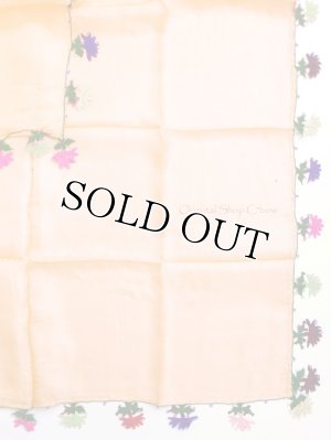 画像6: ブルサ：カラジャベイ｜アンティークオヤスカーフ｜シルクイーネオヤ：ペールオレンジ