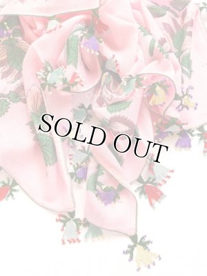 画像7: ブルサ：カラジャベイ｜アンティークオヤスカーフ｜シルクイーネオヤ：ピンク×ハヌメリ