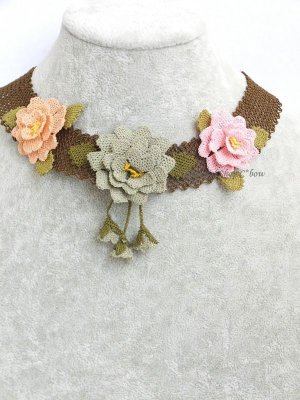 画像2: 日本発送★シルクイーネオヤネックレス｜ファンタジー｜ローズガーデン