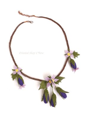 画像4: 日本発送★シルクイーネオヤネックレス｜コロコロ茄子