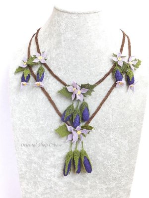 画像7: 日本発送★シルクイーネオヤネックレス｜コロコロ茄子