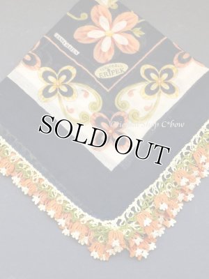 画像3: バルッケシル：大判トゥーオヤスカーフ｜濃紺｜ゆらゆらチューリップ