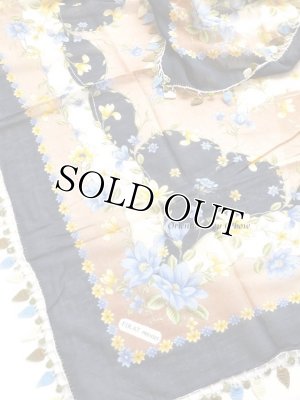 画像6: バルッケシル：大判トゥーオヤスカーフ｜ミッドナイトブルー｜ゆらゆらリーフ