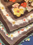 画像6: バルッケシル：大判トゥーオヤスカーフ｜暖色系｜並んだチューリップ