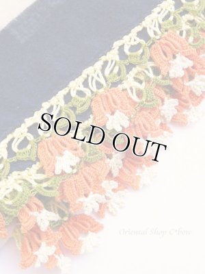 画像4: バルッケシル：大判トゥーオヤスカーフ｜濃紺｜ゆらゆらチューリップ