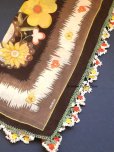 画像7: バルッケシル：大判トゥーオヤスカーフ｜暖色系｜並んだチューリップ (7)