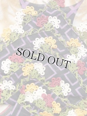 画像5: 大判トゥーオヤスカーフ｜パープル系｜可愛いお花