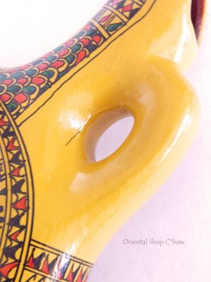 画像9: きぬやさん。日本発送★ヒッタイト模様のミニワイン差し・デキャンタ｜２５ｃｍ：土色｜A