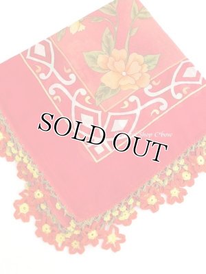 画像2: バルッケシル｜大判トゥーオヤスカーフ｜トマトレッド｜明るい気持ちに