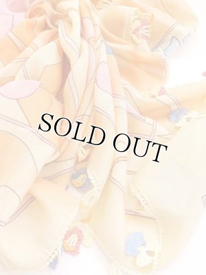 画像5: バルッケシル｜大判トゥーオヤスカーフ｜ペールオレンジ系｜すごくかわいい