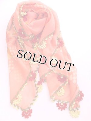 画像4: バルッケシル｜大判トゥーオヤスカーフ｜サーモンピンク