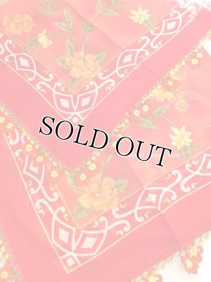 画像5: バルッケシル｜大判トゥーオヤスカーフ｜トマトレッド｜明るい気持ちに