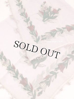 画像4: オデミシュ｜アンティークオヤスカーフ｜シルク糸イーネオヤ｜ライトライラック