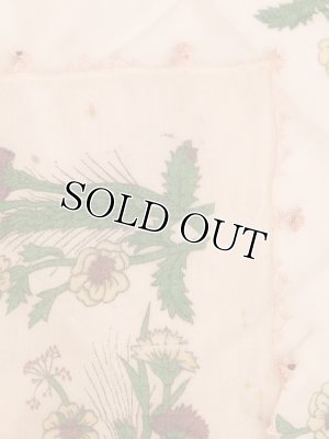 画像5: オデミシュ｜アンティークオヤスカーフ｜シルク糸イーネオヤ｜ベビーピンク