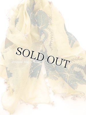 画像3: オデミシュ｜アンティークオヤスカーフ｜シルク糸イーネオヤ