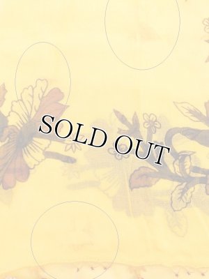 画像7: オデミシュ｜アンティークオヤスカーフ｜シルク糸イーネオヤ｜イエロー