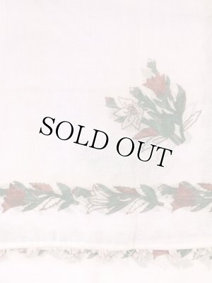 画像7: オデミシュ｜アンティークオヤスカーフ｜シルク糸イーネオヤ｜ライトライラック