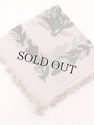 画像2: オデミシュ｜アンティークオヤスカーフ｜シルク糸イーネオヤ｜ライトライラック