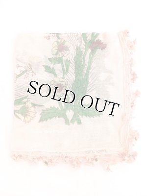 画像2: オデミシュ｜アンティークオヤスカーフ｜シルク糸イーネオヤ｜ベビーピンク